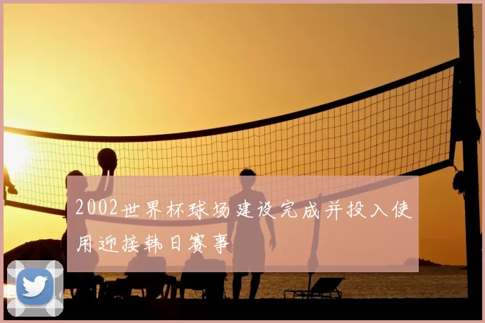 2002世界杯球场建设完成并投入使用迎接韩日赛事